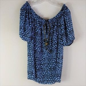 Moda International| River pebble blouse M B30